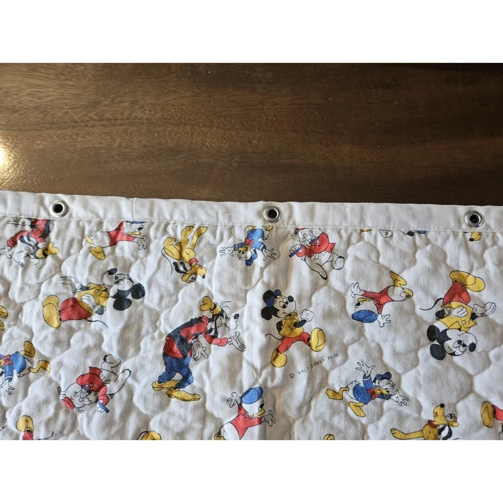 Vintage‎ Disney Dundee? Layered Fabric With Metal Rivets 42x22 Inch
